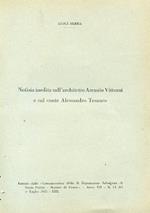 Notizia inedita sull'architetto Ascanio Vittozzi e sul conte Alessandro Tesauro. Estratto dalle 