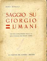 Saggio su Giorgio Umani. Con una conclusione sulla lirica italiana dei nostri giorni