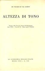 Altezza di Torino. Estratto dalla Rassegna Storica del Risorgimento. Anno XXIX. Fascicolo II. Marzo. Aprile 1942