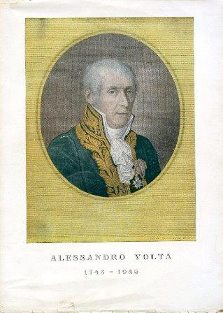 Como ad Alessandro Volta nel II centenario della nascita (1745. 1945). Edito a cura del Municipio di Como e del Comitato per le Onoranze a Volta - Ettore Rota - copertina