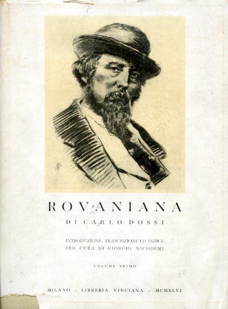 Rovaniana. Introduzione trascrizione ed indice per cura di Giorgio Niccodemi - Carlo Dossi - copertina