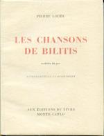 Les Chansons de Bilitis. Traduites du grec. Lithographies de Dignimont