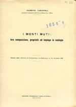 I mosti muti: loro composizione, proprietà ed impiego in enologia. Estratto dalla \Rivista di Viticoltura e di Enologia\