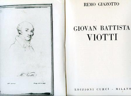 Giovan Battista Viotti - Remo Giazotto - copertina