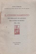 Il consegnamento dei mercanti ed artefici del luogo di Mosso del 1582