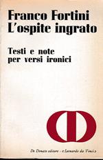 L' ospite ingrato. Testi e note per versi ironici
