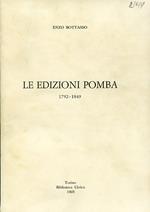 Le edizioni Pomba. 1792 1849