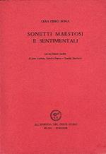 Sonetti maestosi e sentimentali. con tre lettere inedite di Jean Cocteau Sandro Penna e Camillo Sbarbaro