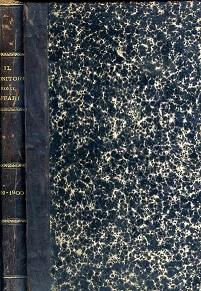 Il Monitore di Affari. The Financial Chronicle of Italy. Anno I II. 14 ottobre 1899 29 dicembre 1900 - copertina
