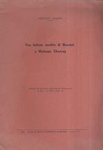 Una lettera inedita di Mazzini a Madame Charrug. Estratto dal Bollettino della Domus Mazziniana di Pisa A. 1935 Fasc. II