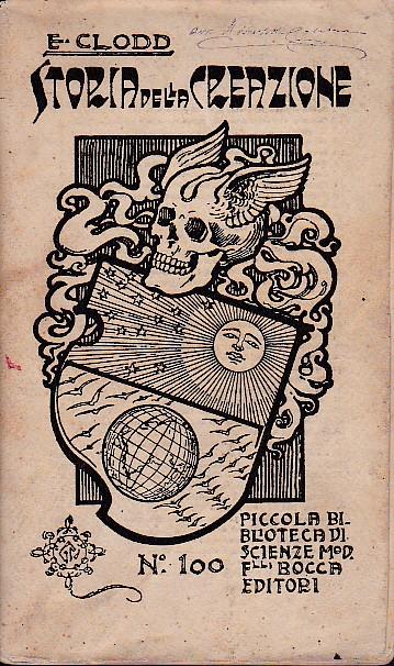 Storia della Creazione. Traduzione di Emilia Santillana - Edward Clodd - copertina
