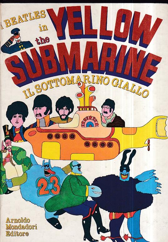 I Beatles in The Yellow Submarine - Il sottomarino giallo - copertina