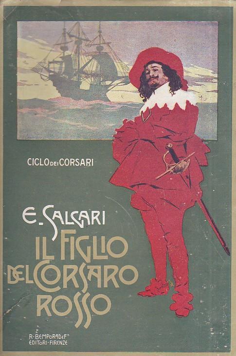 Il Figlio del Corsaro Rosso - Emilio Salgari - copertina