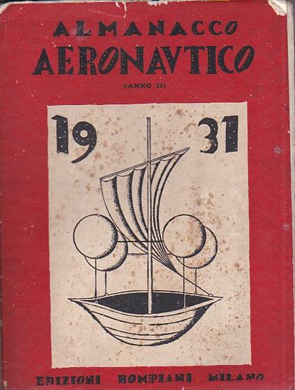 Almanacco Aeronautico 1931 (anno II) - Orio Vergani - copertina