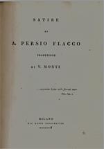 Satire. Traduzione di V. Monti