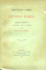 Scritti editi e inediti. Ordinati e pubblicati con proemio, note e appendici a cura di Anton Giulio Barrili. Copia autografata