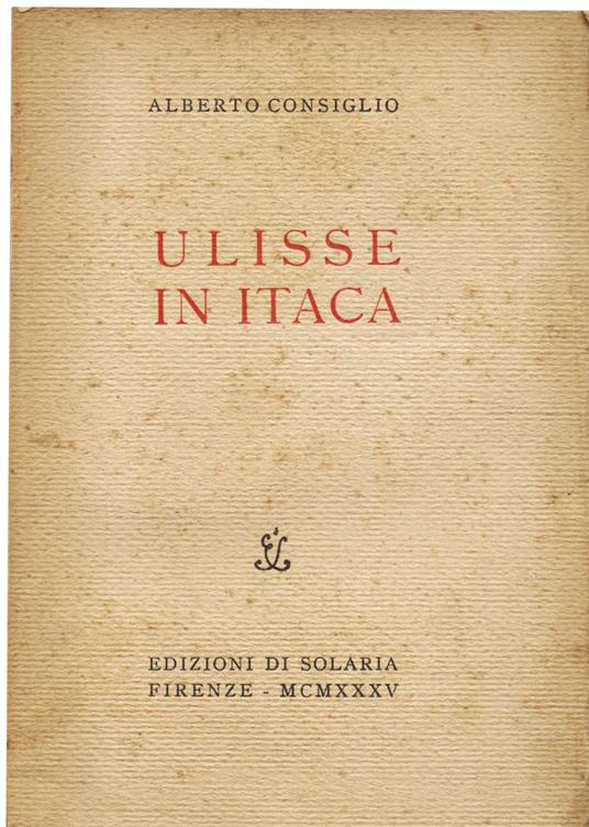 Ulisse in Itaca - Alberto Consiglio - copertina