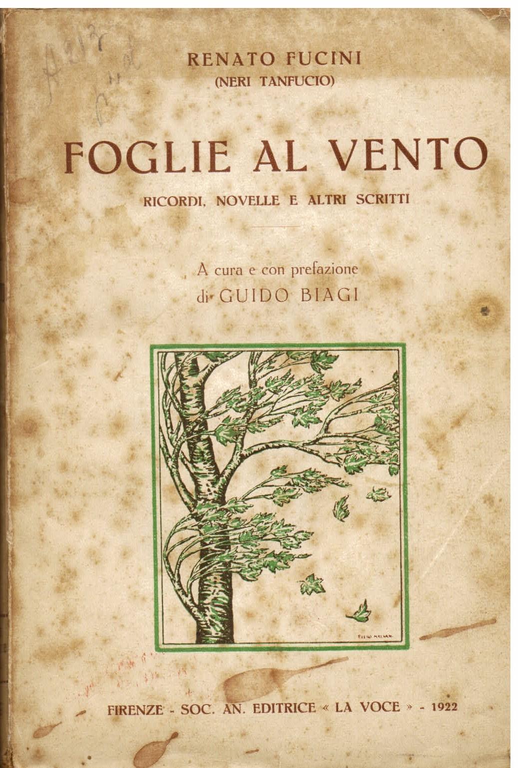 Foglie al vento. Ricordi, novelle e altri scritti