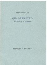Quadernetto di letture e ricordi