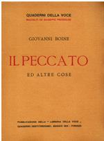 Il peccato ed altre cose