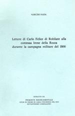 Lettere di Carlo Felice di Robilant alla contessa Irene della Rocca durante la campagna militare del 1866