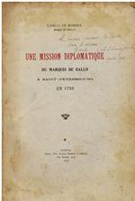 Une mission diplomatique du Marquis de Gallo à Saint Petersbourg en 1799