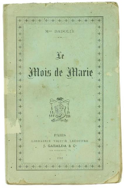 Le Mois de Marie - Pierre Dadolle - copertina