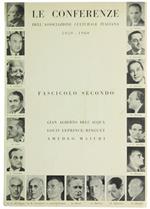 Le Conferenze dell'Associazione Culturale Italiana 1959-1960. Fascicolo 2°