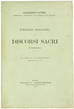 Primo Saggio di Discorsi Sacri (Postumo). con Lettera del Card. Pietro Maffi
