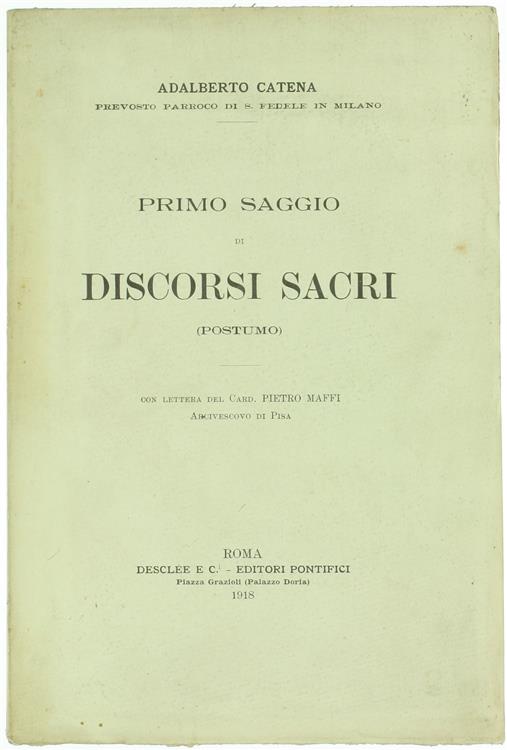 Bergoglio Libri d'Epoca Snc