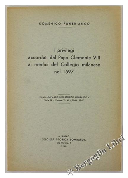 Bergoglio Libri d'Epoca Snc