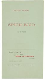 Spicilegio. Versi