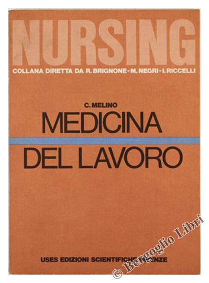 Medicina del lavoro - Carmine Melino - copertina