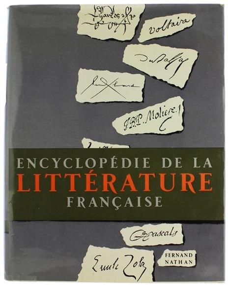 Encyclopedie de la Litterature Française - Jacques Nathan - copertina