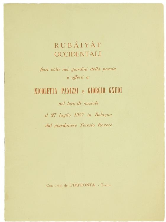 Bergoglio Libri d'Epoca Snc