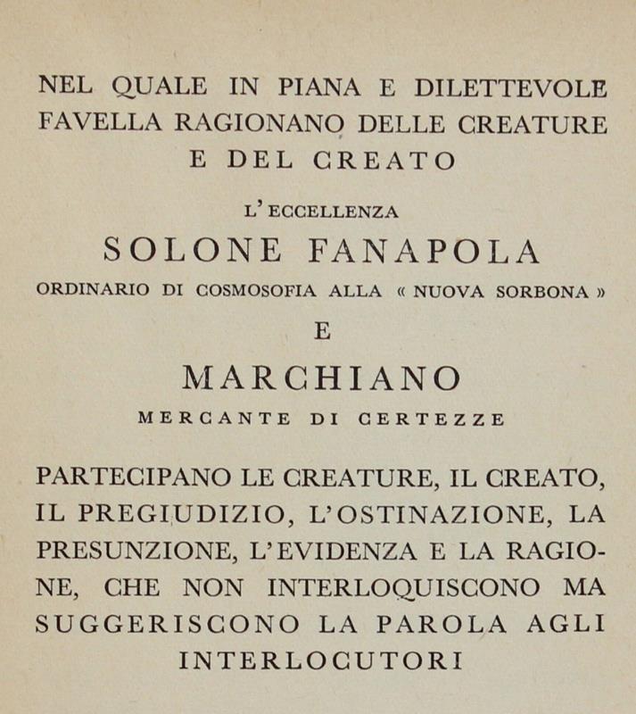 Abecedario Universale Indispensabile ai Signori Accademici e Dotti d'Ogni Accademia e Scuola Nonché alle Persone Tutte Esperte in Legger Libri e Desiderose d'Imparare a Leggere nelle Cose