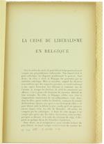 La Crise du Libéralisme en Belgique