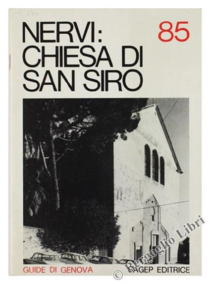 Nervi: Chiesa di San Siro - Franco Boggero - copertina
