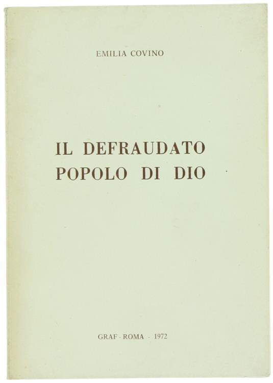 Il Defraudato Popolo di Dio - Emilia Covino - copertina