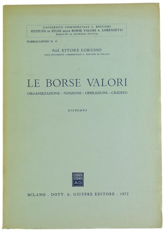 Bergoglio Libri d'Epoca Snc