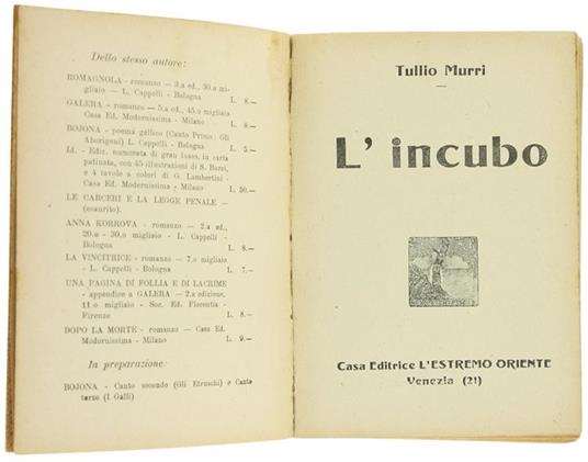 L' Incubo - Tullio Murri - 2