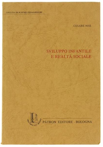 Sviluppo Infantile e Realtà Sociale - Cesare Nisi - copertina