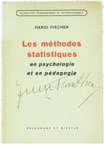 Les Methodes Statistiques en Psychologie et en Pedagogie