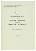 Maurizio Quadrio. Sua Partecipazione alla Rivoluzione Piemontese del '21