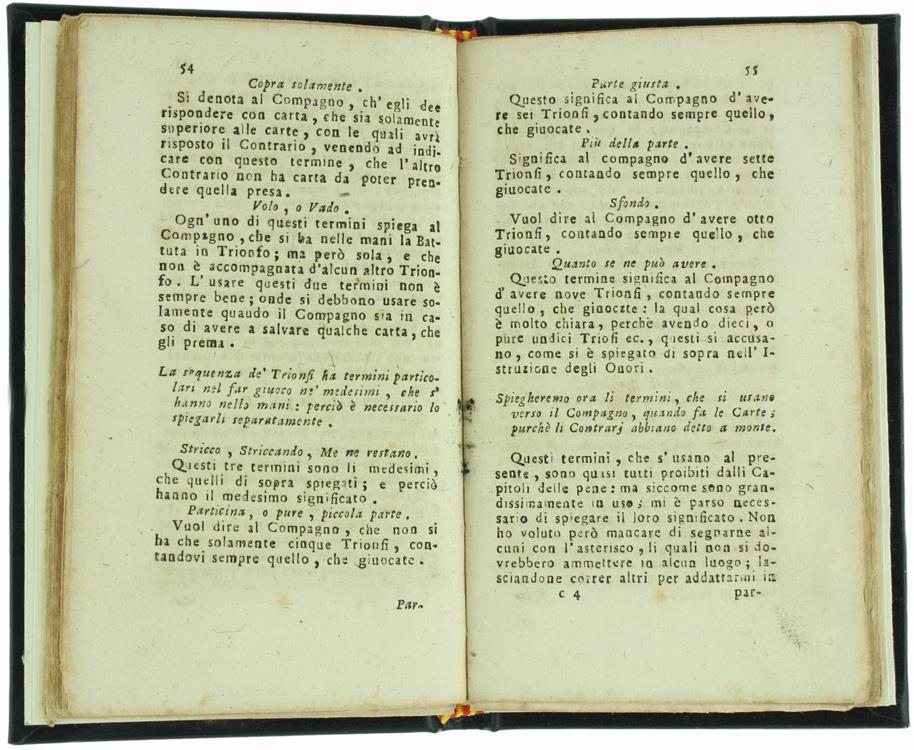 Istruzioni Necessarie per Chi Volesse Imparare il Giuoco Dilettevole Delli Tarocchini di Bologna
