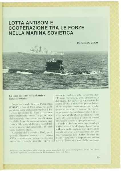 Lotta Antisom e Cooperazione tra le Forze nella Marina Sovietica - Milan Vego - copertina