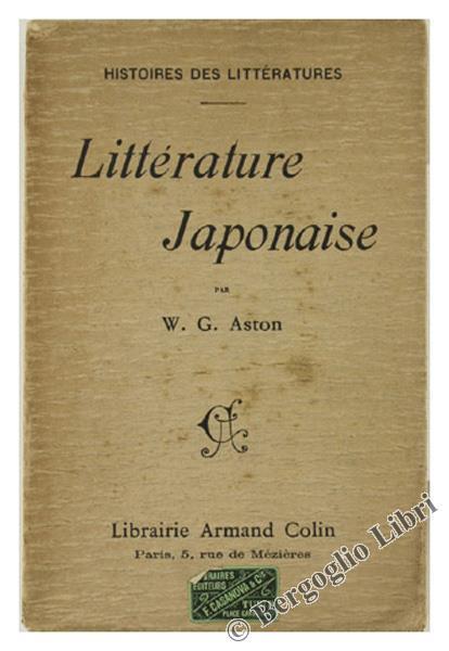 Litterature Japonaise - W. G. Aston - copertina