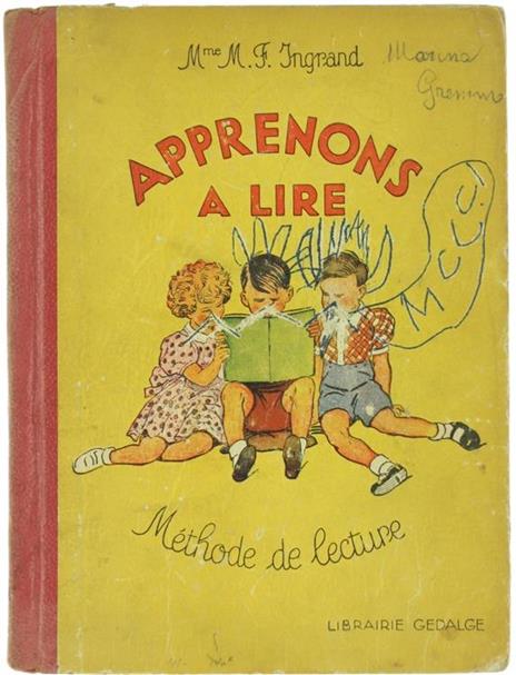 Apprenons a Lire. Méthode de Lecture - M.F. Ingrand - copertina