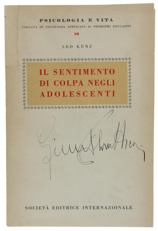 Il Sentimento di Colpa Negli Adolescenti