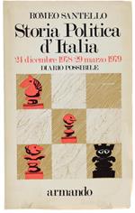 Storia Politica d'Italia. 24 Dicembre 1978. 19 Marzo 1979. Diario Possibile